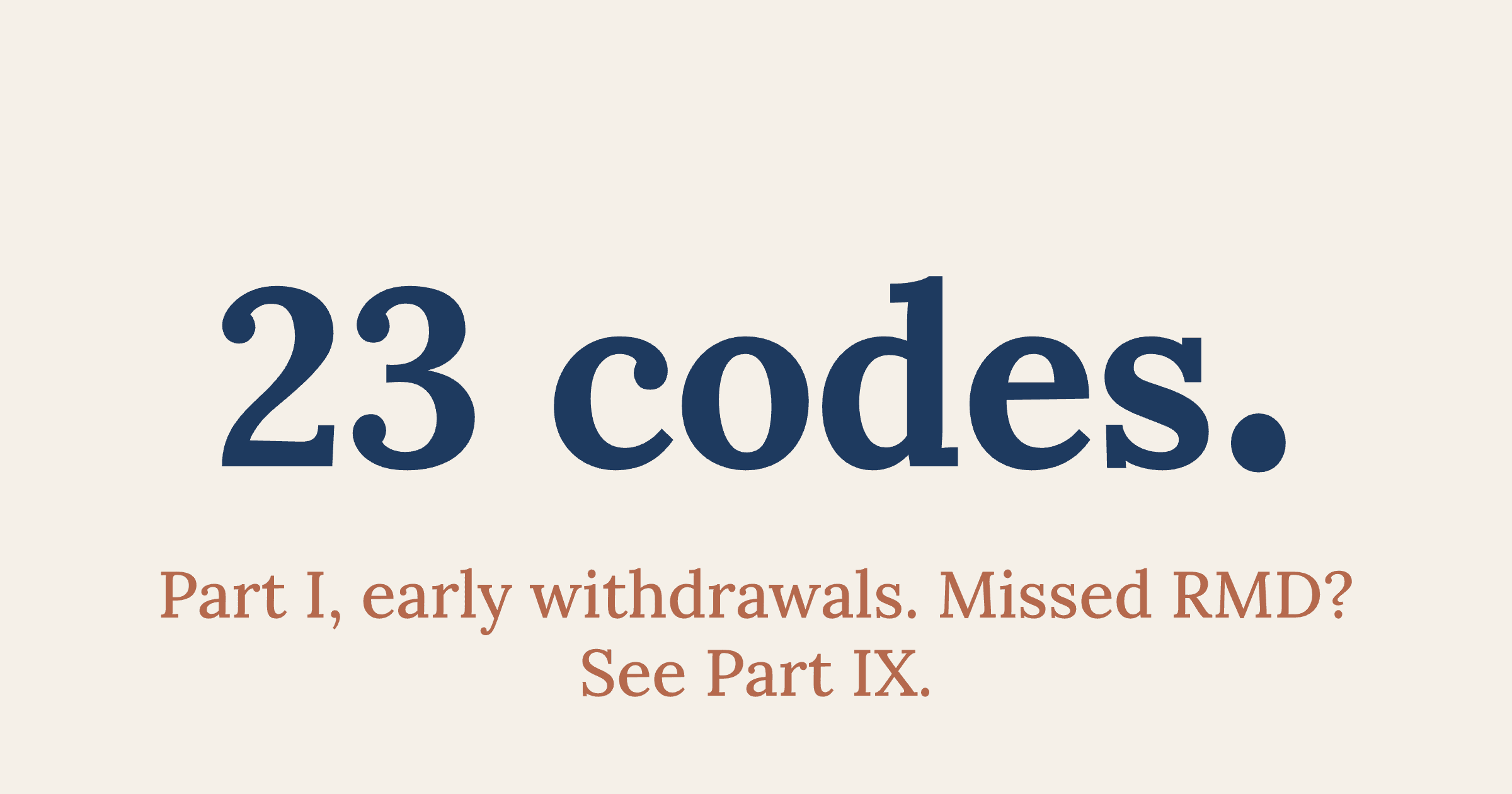 Form 5329 Penalty Exception Codes: What Each One Means