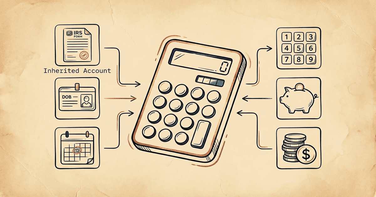 Inherited IRA RMD Calculator