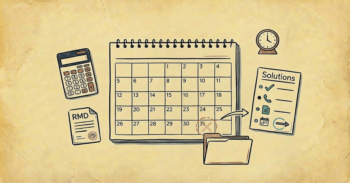 Late RMD Distribution: What to Do If You Missed Your Deadline