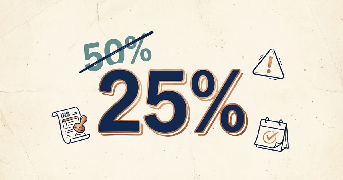 The RMD Penalty: 25%, Not 50% — How It Works