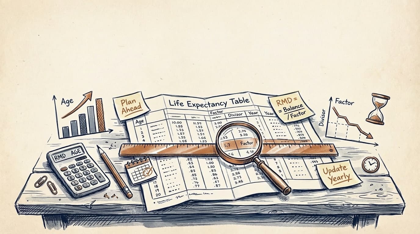 IRS RMD Tables Explained: Which Table to Use and How the Math Works