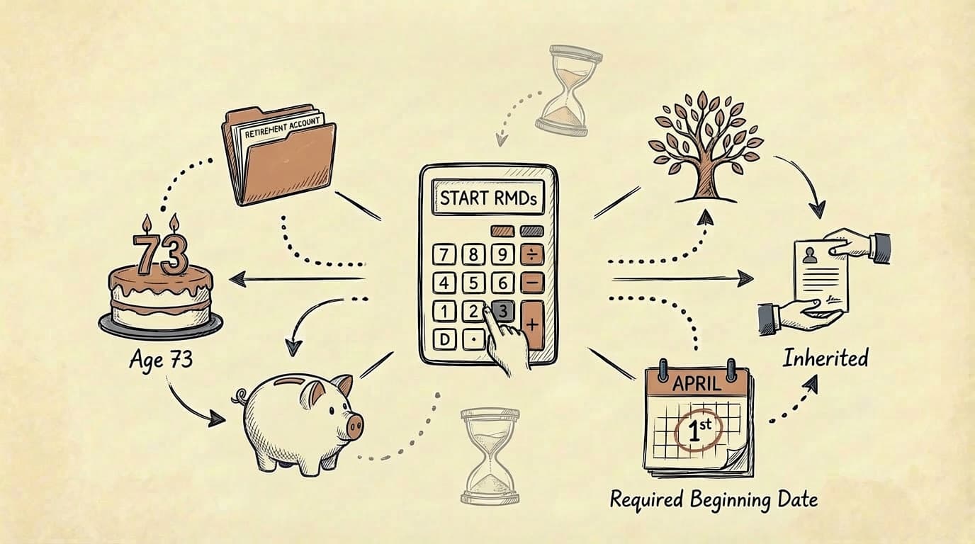 When Do RMDs Start? Age 73, Age 75, and the Still-Working Exception