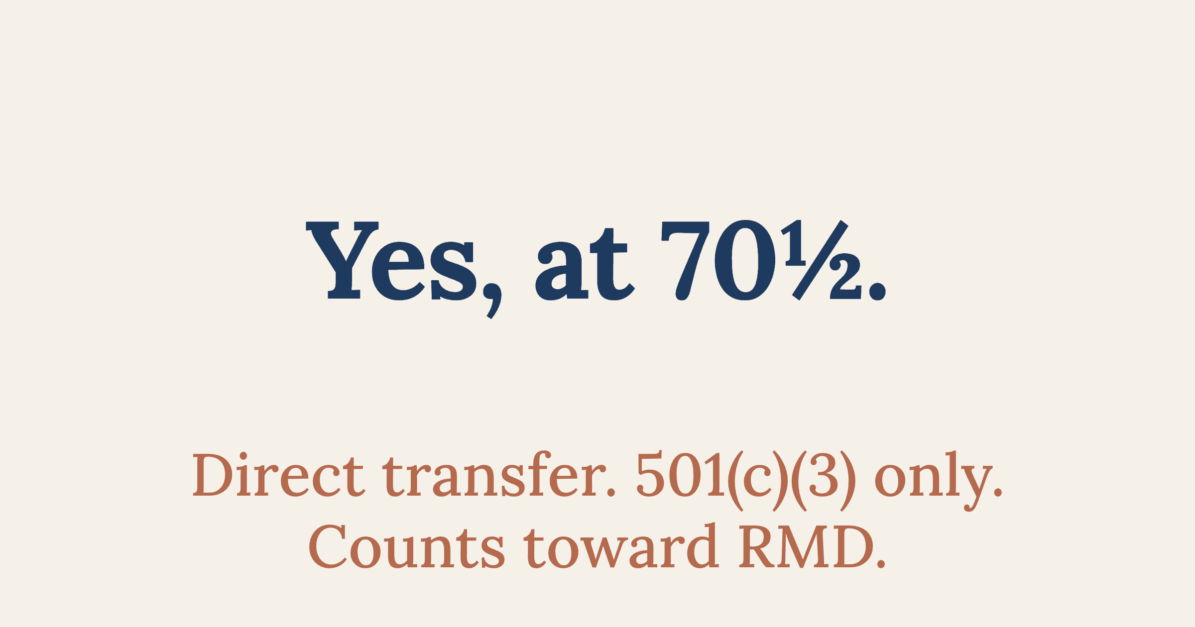 Can You Make a QCD from an Inherited IRA?